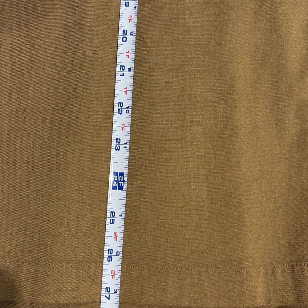 croft & barrow Brown A-Line Skirt with Side Tie - Picture 7 of 8